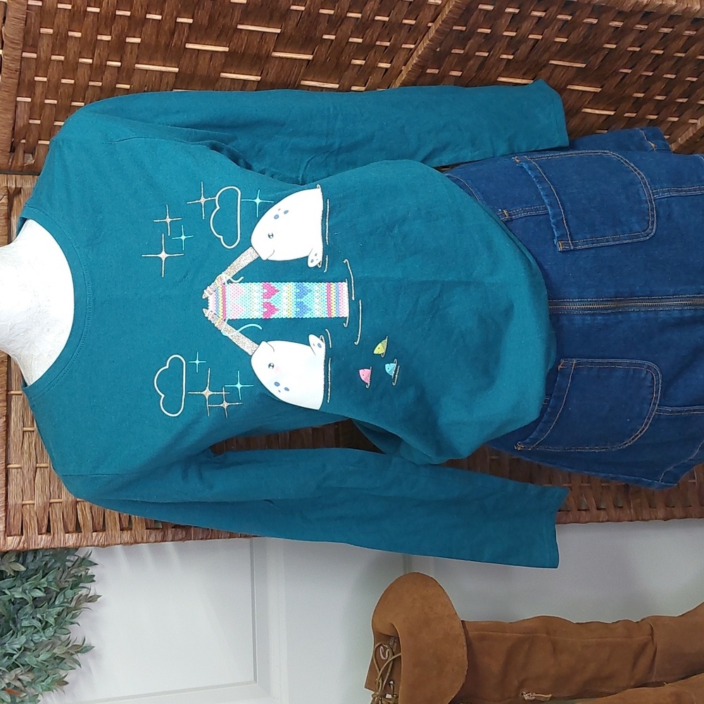 Cat and Jack 14 / 16 long sleeve Girls Tee
